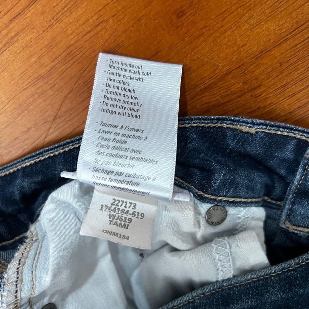 Paige Verdugo Ankle Womens Size 27 Dark Jeans - Picture 7 of 9